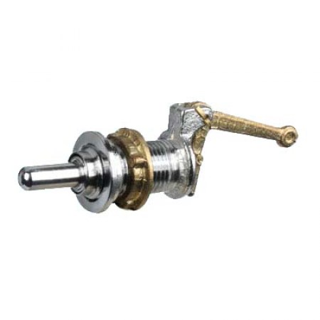 Botón de bronce corto - largo para  deposito de pared